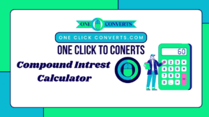 Compound Intrest Calculator