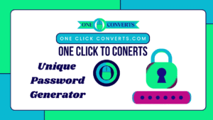 Unique Password Generator